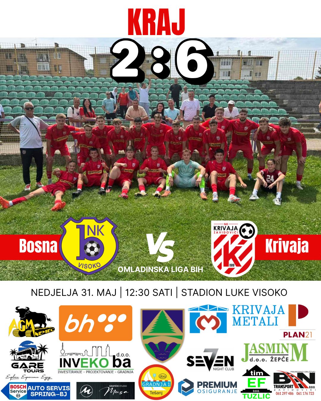 🔴⚪ Samo pobjeda nas dijeli od titule!